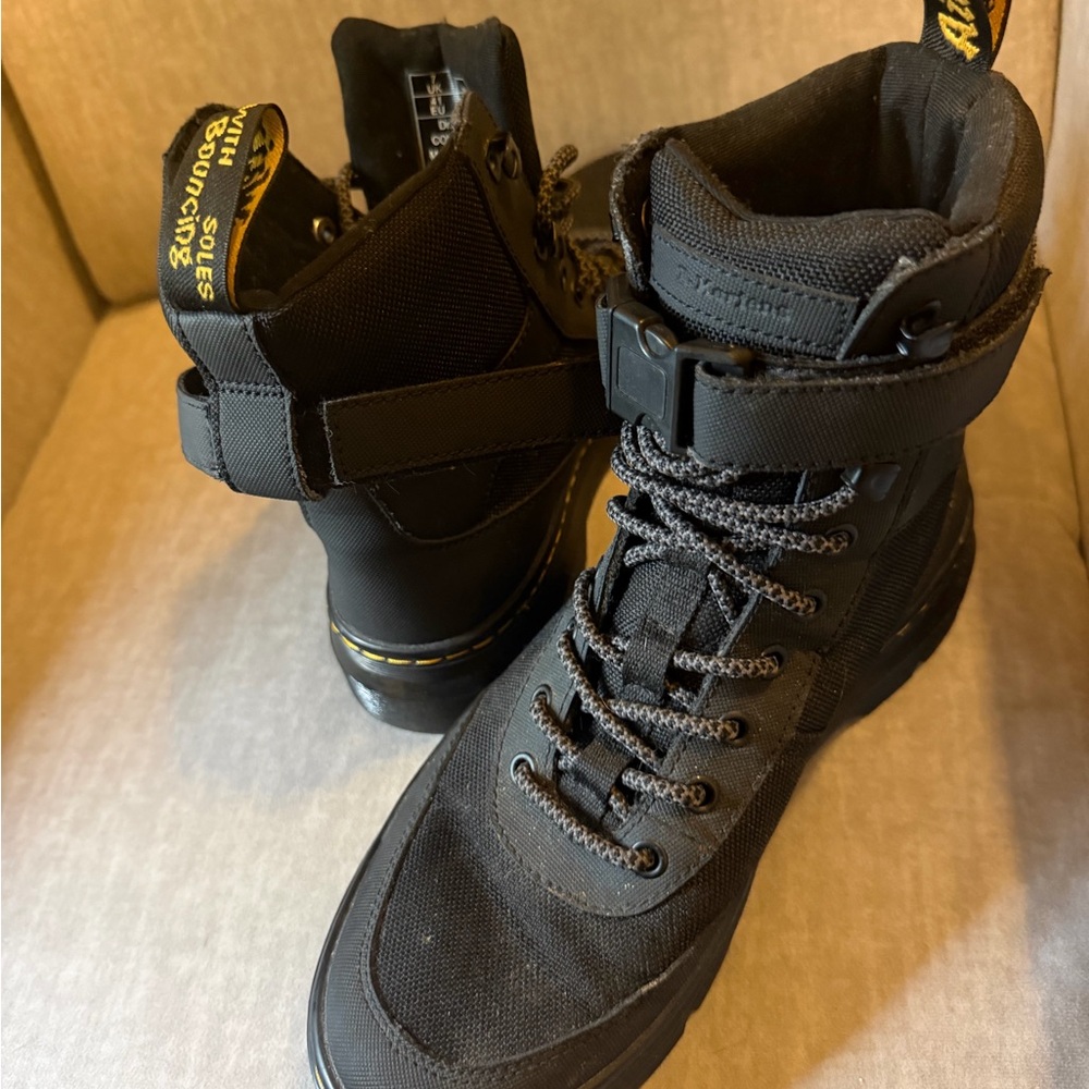 Black Tactical Tech Waterproof High-Top Boots - Dr. Martens